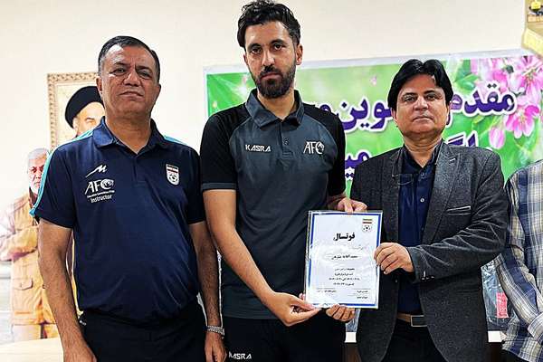 شرکت مربی فوتسال افغانستان در دوره آموزش مربیگری سطح یک آسیا