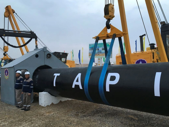 د طالبانو د کانونو وزارت: د ټاپي پروژې نه به د افغانستان عواید هر کال ۴۰۰ میلیونه ډالره وي