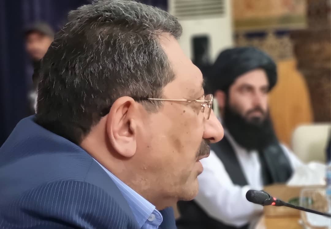 د ایران د سوداګرۍ وزیر په هرات کې له افغان او ایراني سوداګرو سره وکتل