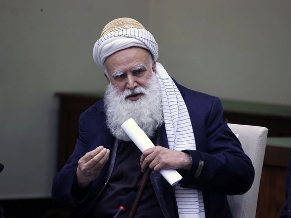 سیاف در ایران از طالبان خواست 'شورای حل و عقد' تشکیل دهد