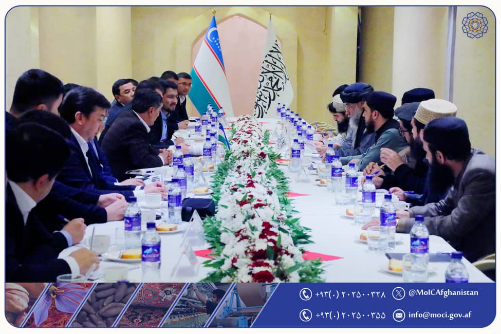 د افغان سوداګرو یو پلاوی د سوداګریزو فرصتونو د تشخیص لپاره ازبکستان ته ځي