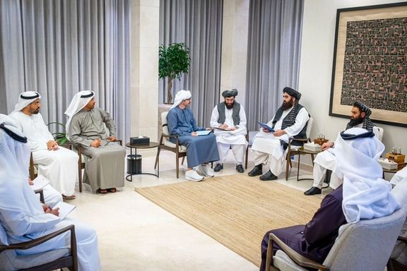 وزیر خارجه امارات متحده بدور از تشریفات رسمی با متقی دیدار کرد