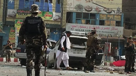 د ننګرهار په پښتونستان واټ کې د شوي ځانمرګي برید انځور