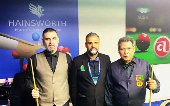 مسابقات جهانی سنوکر؛ صالح محمد محمدی ورزشکار افغان مقابل حریف فلسطینی خود به پیروزی رسید