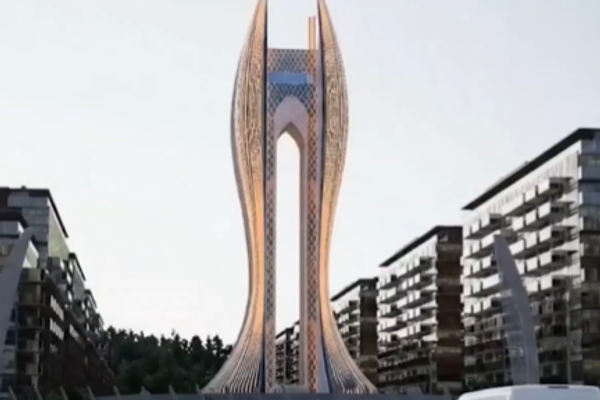 په مزار شریف ښار کې د یوه منار د جوړېدو چارې پیل شوې