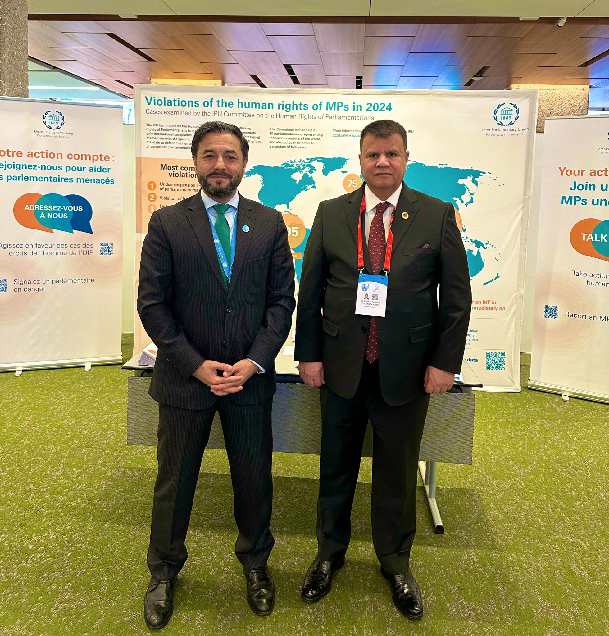 رئیس پیشین پارلمان افغانستان در نشست اتحادیه بین‌المجالس در ژنو شرکت کرد