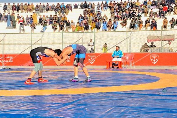 طالبان مسابقه بینالمللی کشتی برگزار میکند