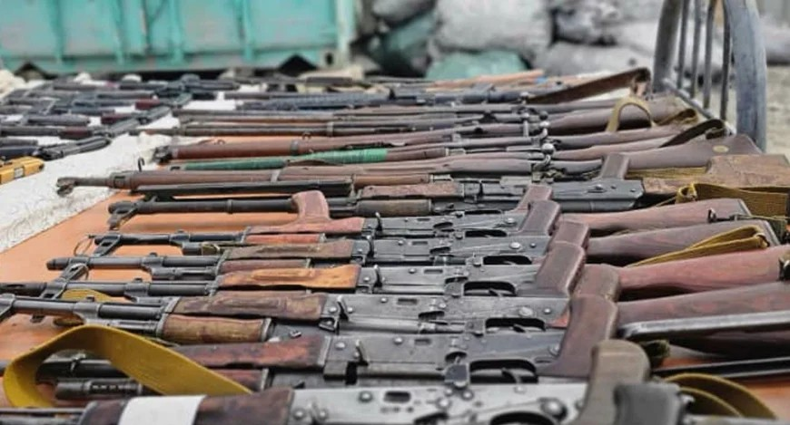 طالبان وایي پکتیا کې یې لسګونه میله وسلې ترلاسه کړې دي