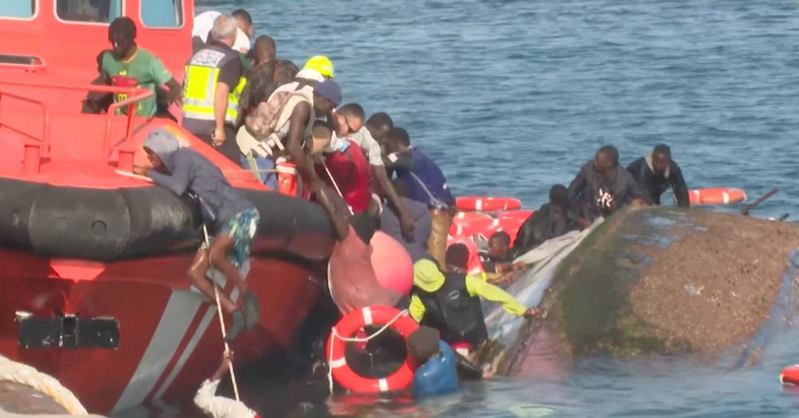 چهار زن و سه کودک براثر سرنگونی قایق پناهجویان در جزایر قناری کشته شدند