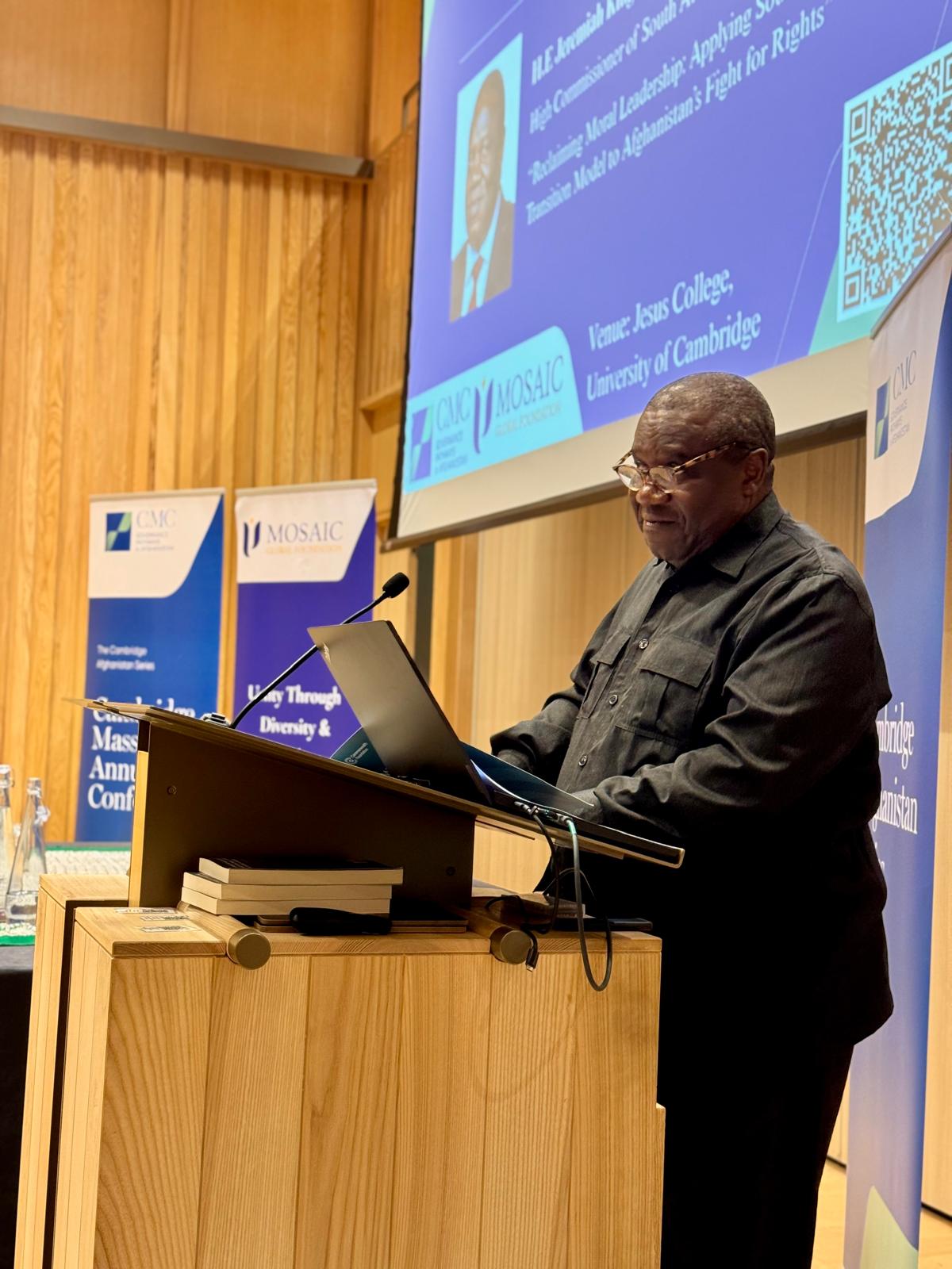 سفیر افریقای جنوبی در لندن «آپارتاید جنسیتی» در افغانستان را «جنایت علیه بشریت» خواند