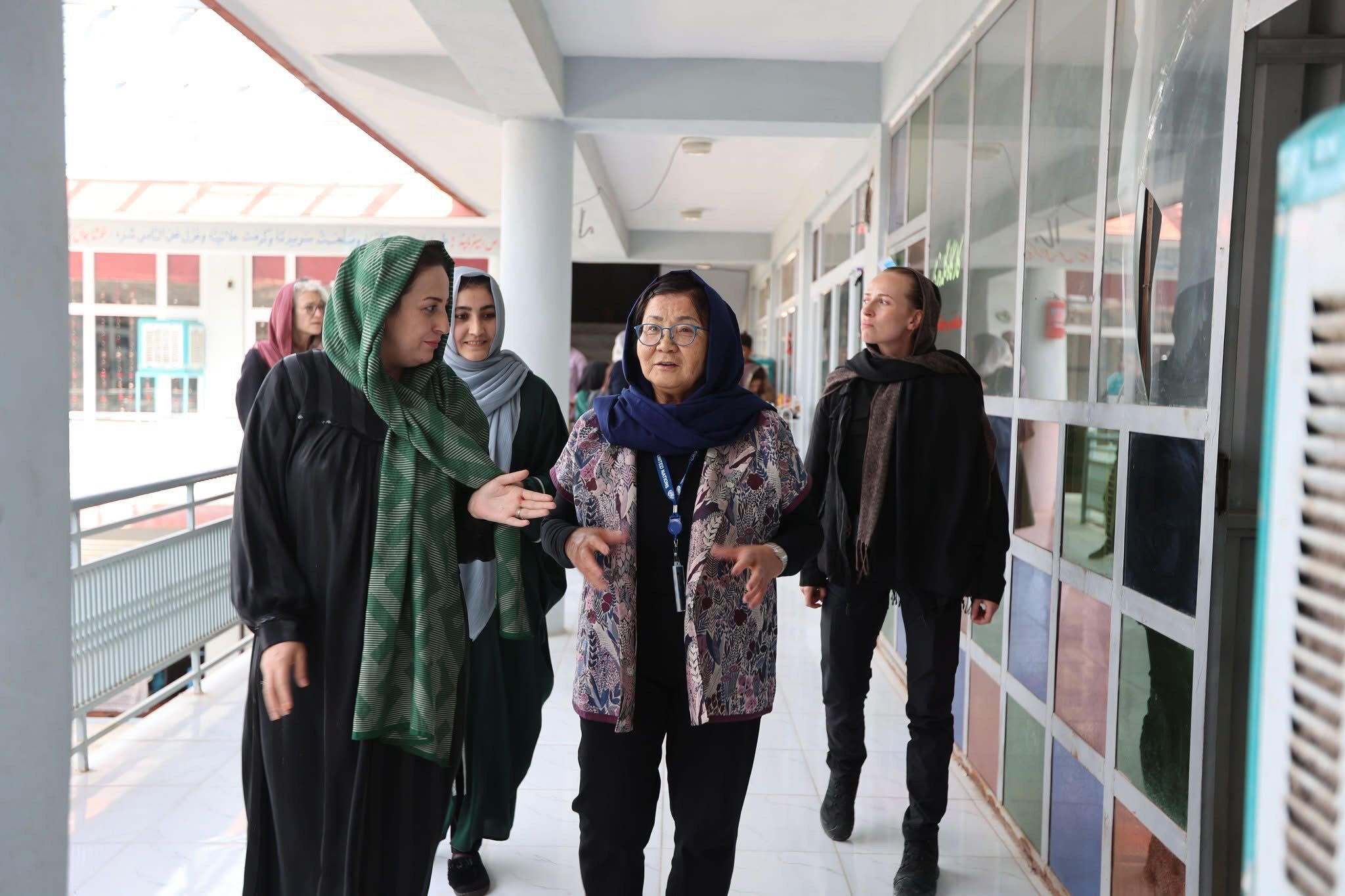 رئیس یوناما به فاریاب سفر کرد