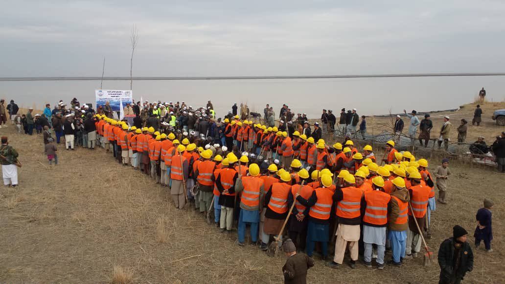 طالبان از شروع کار تحکیم سواحل دریای آمو در جوزجان خبر داده است