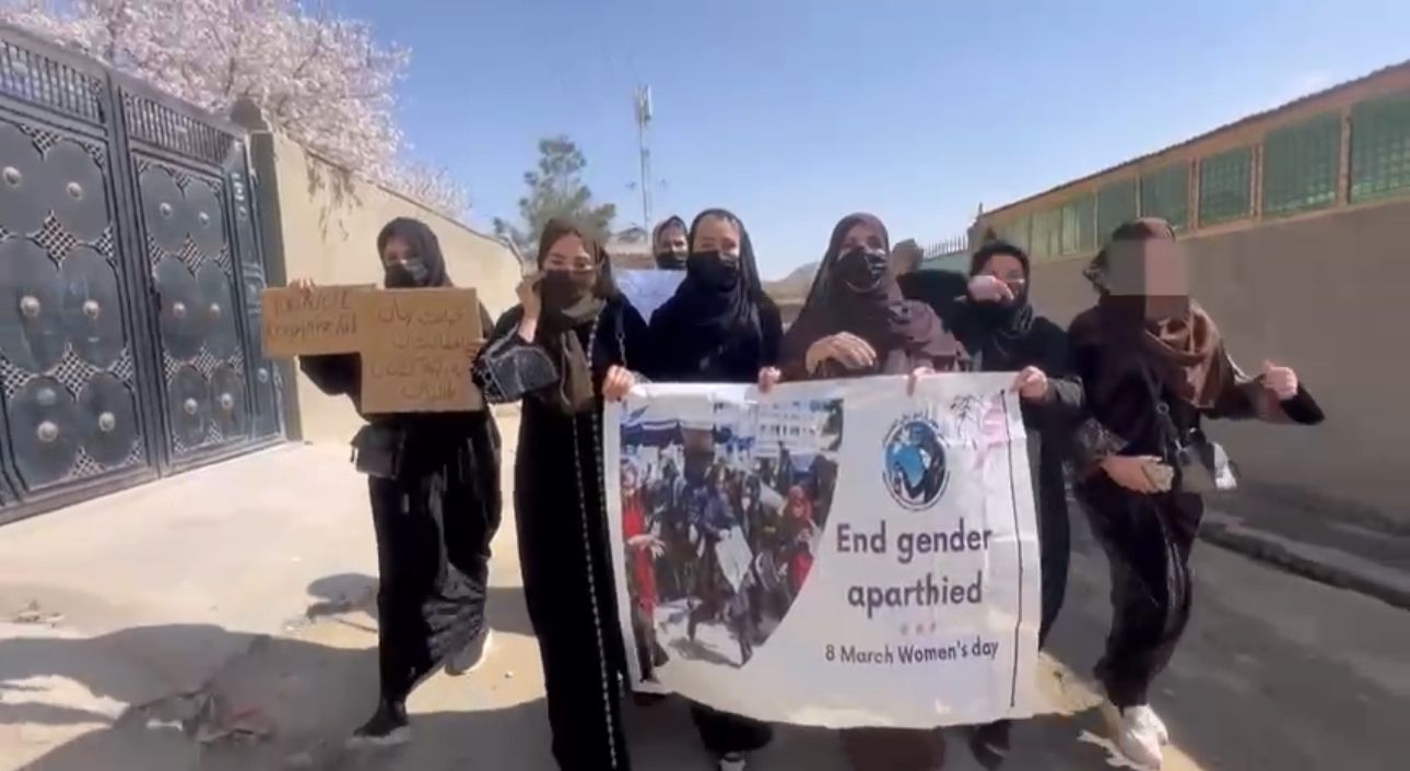 اعتراض خیابانی زنان در کابل در آستانه هشت مارچ
