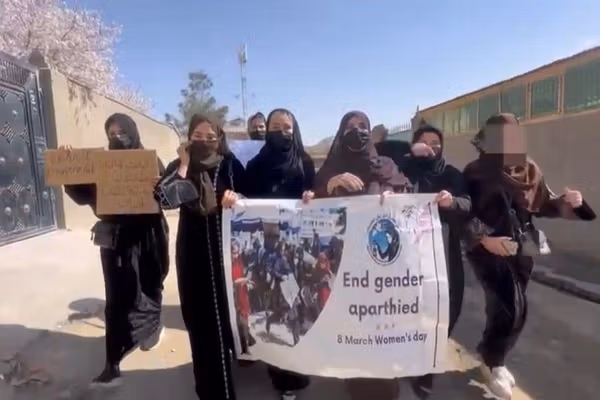 اعتراض خیابانی زنان در کابل در آستانه هشت مارچ