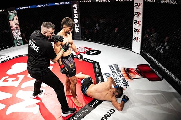 ناکاوت سریع در مونیخ؛ فیاض حقپرست ورزشکار افغان حریف خود را در ۱۷ ثانیه شکست داد