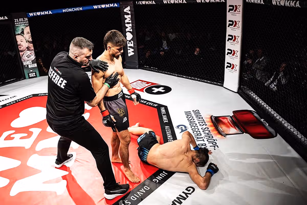 ناکاوت سریع در مونیخ؛ فیاض حقپرست ورزشکار افغان حریف خود را در ۱۷ ثانیه شکست داد