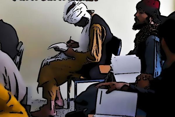 طنز سیاسی؛ کتاب صنف اول طالبان نشر شد