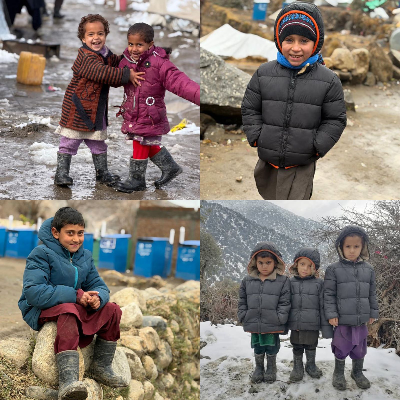 یونیسف په افغان ماشومانو ژمني مرستې ویشلي