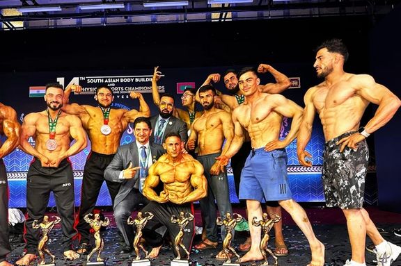 افغانستان با کسب ١١ مدال طلا، نقره و برنز به مقام سوم پرورش اندام جنوب آسیا رسید