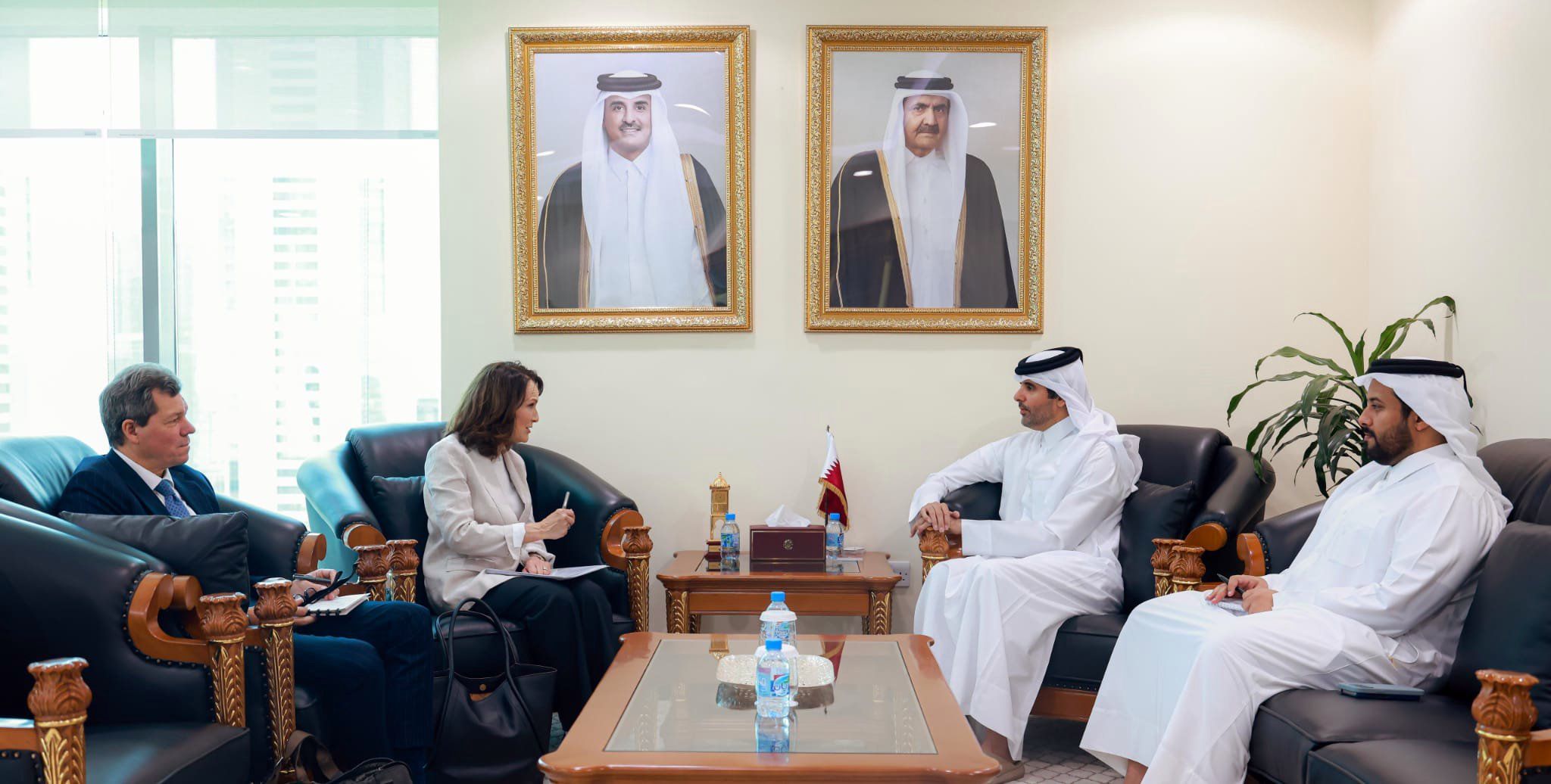 مقامات سازمان ملل و قطر درباره برگزاری چهارمین نشست دوحه گفت‌وگو کردند