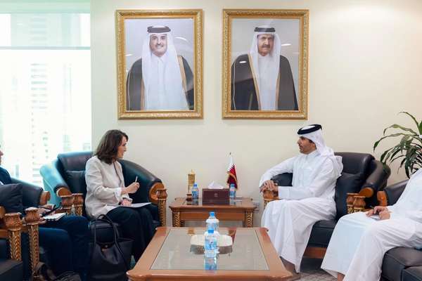 مقامات سازمان ملل و قطر درباره برگزاری چهارمین نشست دوحه گفتوگو کردند