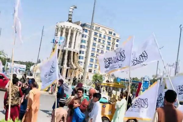 Forceful Decorations in City, Teachers Facing Threats Mark 3rd Anniversary of Taliban Rule