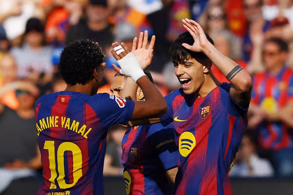 بازگشت بارسلونا به صدر جدول ردهبندی لالیگا با پیروزی قاطع مقابل لوانته