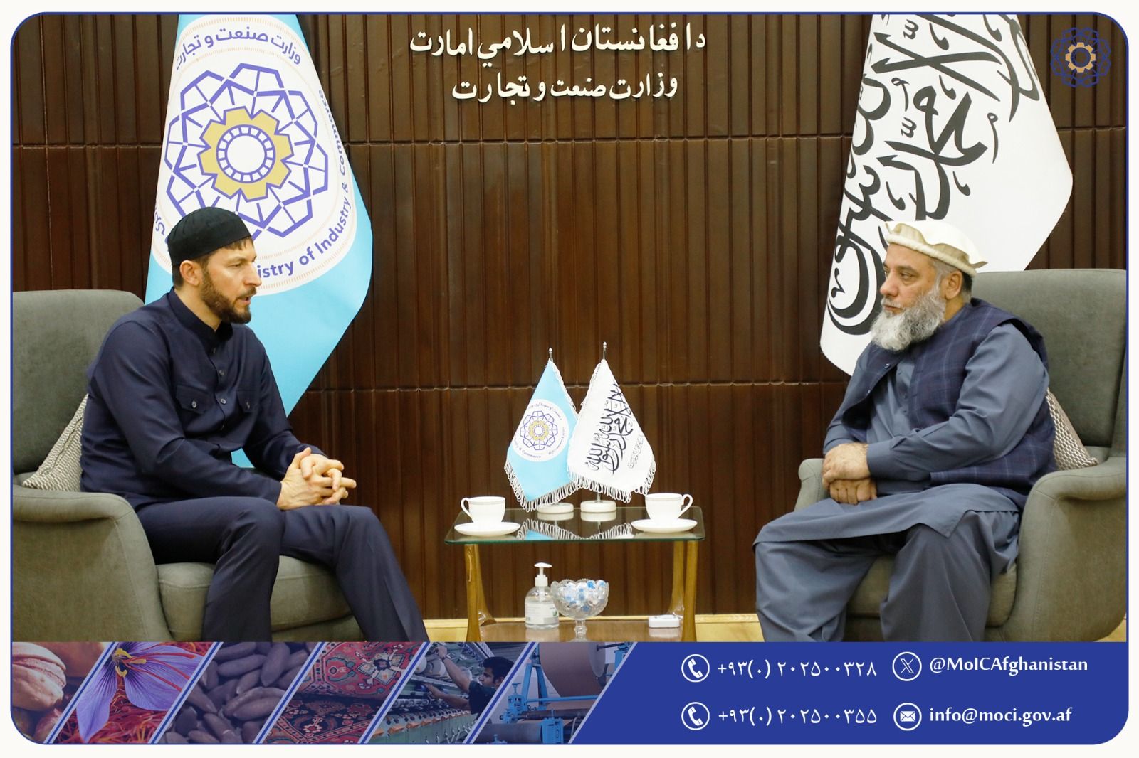  طالبان د روسیې د ولسمشر له ځانګړي استازي سره د ګډ اقتصادي کمیسیون پر بیا پیلولو غږیدلي