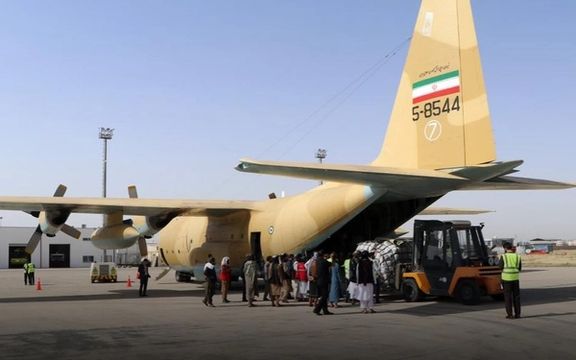 د ایران د هلال احمر د بشردوستانه مرستو لومړنۍ جوپه د افغانستان سېل ځپلو ته ته ورسېده