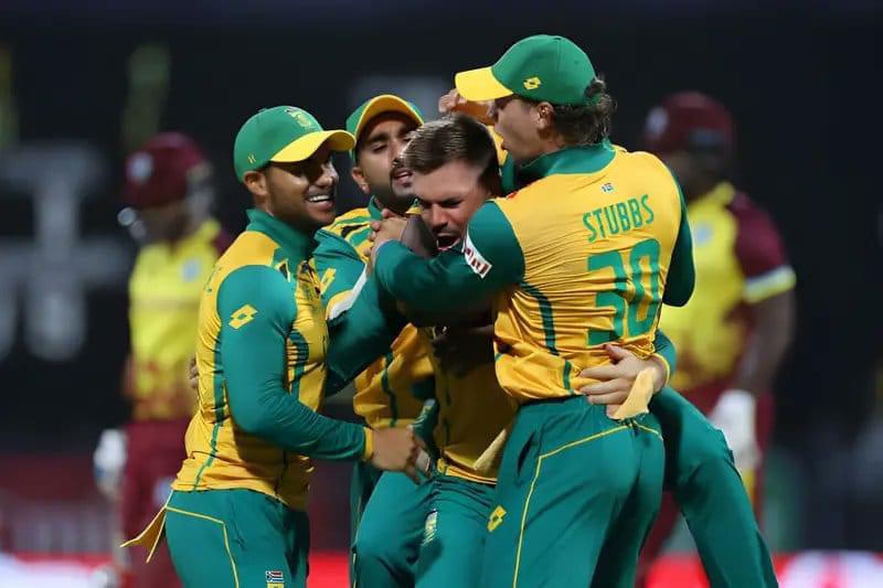 کرېکټ نړېوال شل اوریز جام؛ سوېلي افریقا وېسټ اینډیز مات او نیمه پایلوبې ته یې لاره وموندله