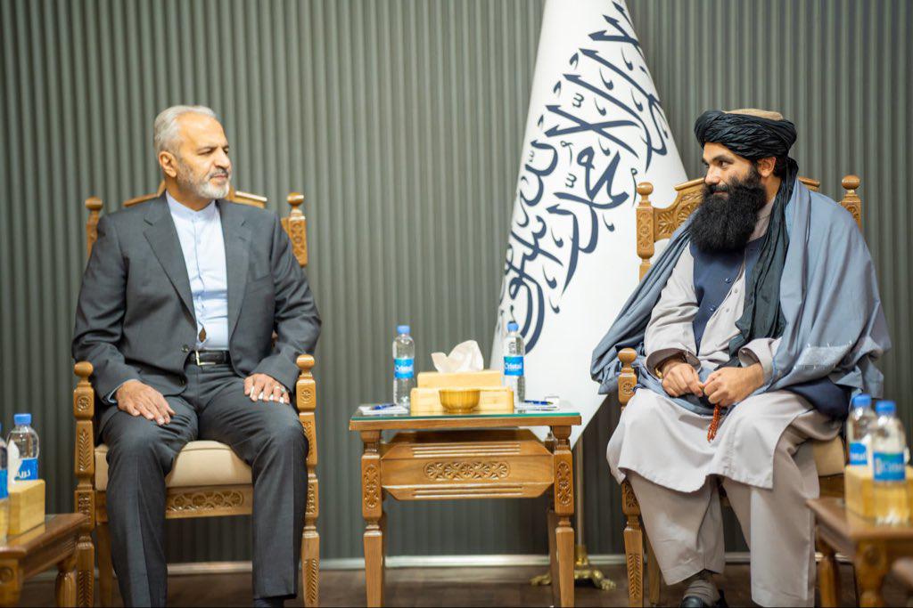 سرپرست سفارت ایران و سراج‌الدین حقانی بر تقویت روابط جمهوری اسلامی با طالبان تاکید کردند