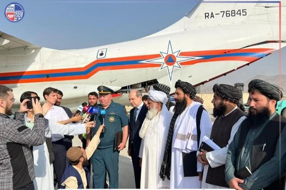 له زلزله ځپلو سره د روسیې ۲۰ ټُنه د خوراکي توکو مرسته طالبانو ته وسپارل شوه