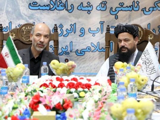 وزیر آب و انرژی ایران برای بررسی «مسایل مرتبط با آب» به کابل رفت