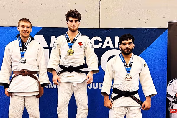 بختیار حمزه، ورزشکار افغان، در رقابتهای جودو امریکا مدال برنز به دست آورد