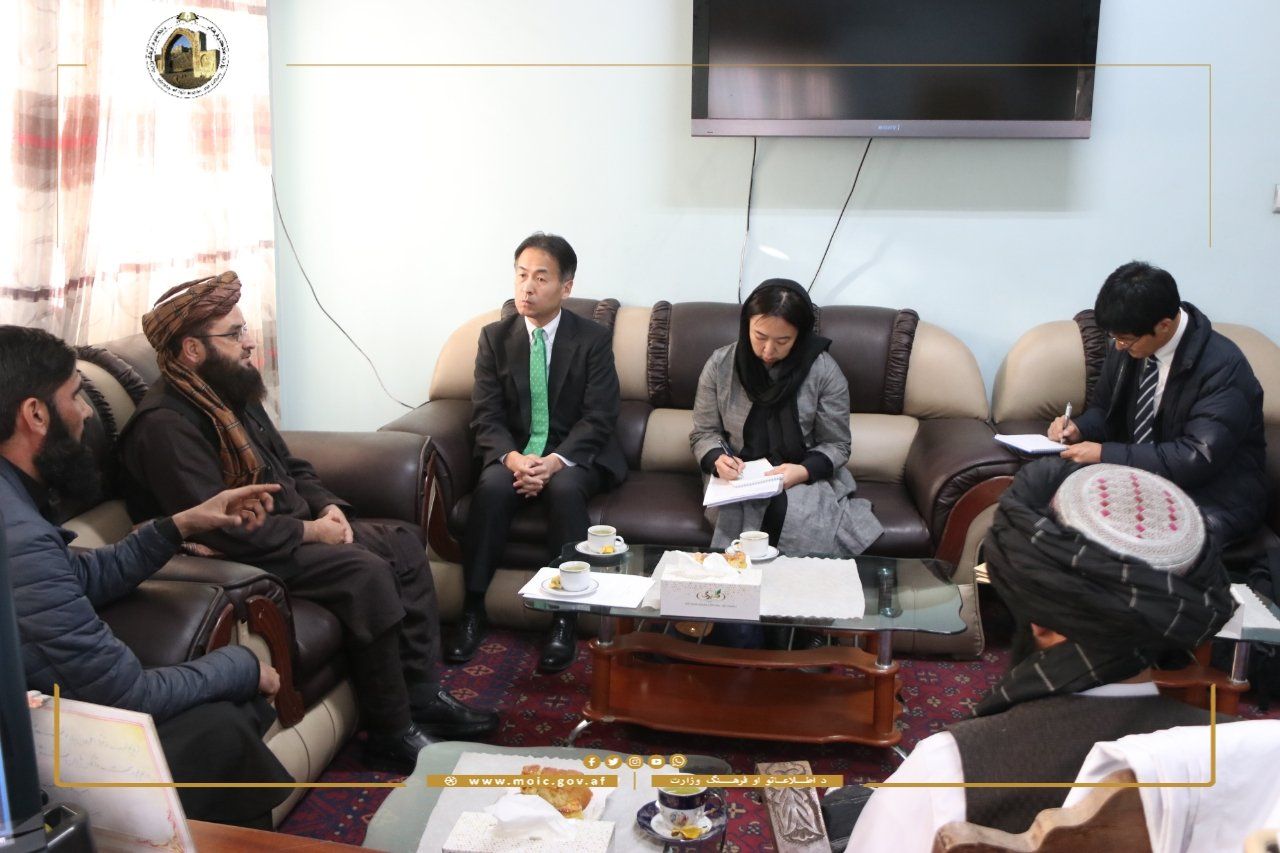 طالب چارواکي د جاپان سفیر ته: د تاریخي اثارو د ساتنې لپاره بشپړ امکانات نه لرو