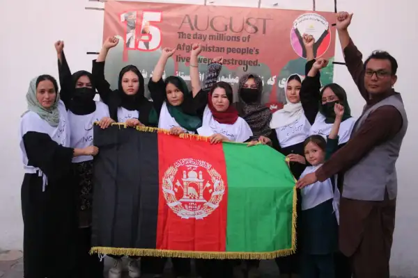 د ښځو د عدالتغوښتنې نړیواله شبکه: د طالبانو حکومت او تبعیضي سیاستونه نه منو