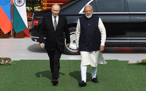 رهبران روسیه و هند بر مبارزه با تروریسم در افغانستان تاکید کردند