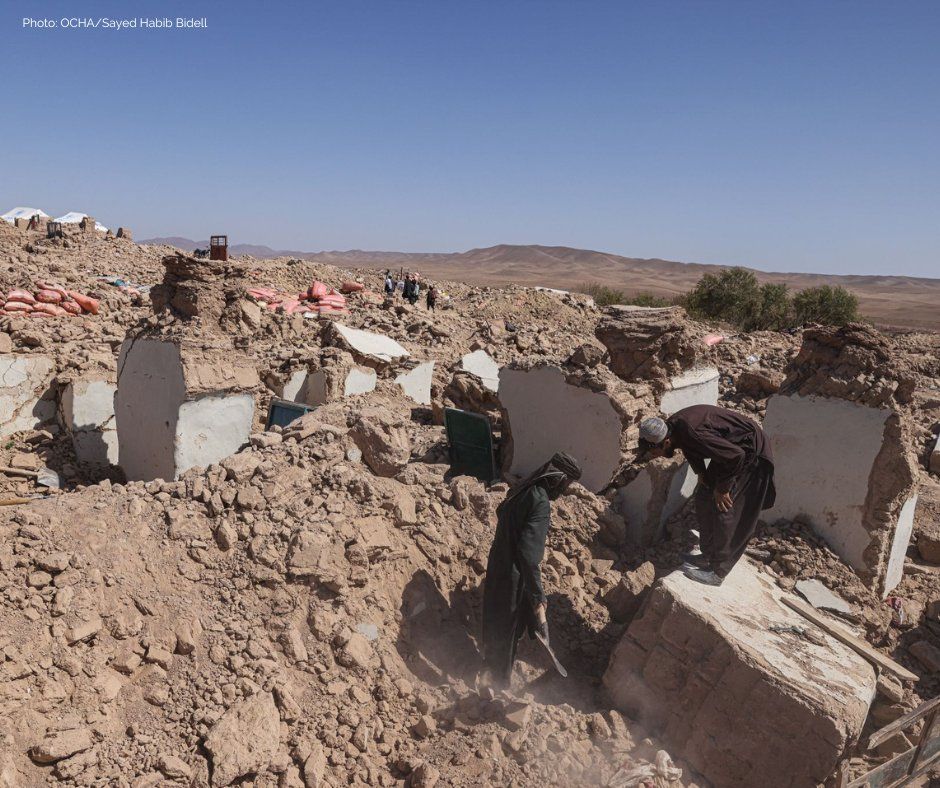 سازمان ملل: بیش از ۱۷ هزار نفر در زمین‌لرزه هرات صدمه دیده‌اند