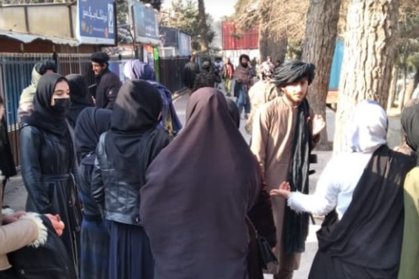 Taliban Violently Disrupts Women's Demonstration in Herat