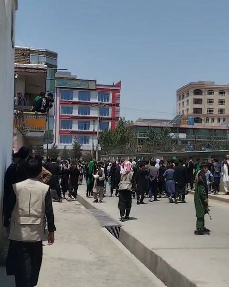 طالبان مراسم مذهبی عاشورا را در غرب کابل برهم زدند