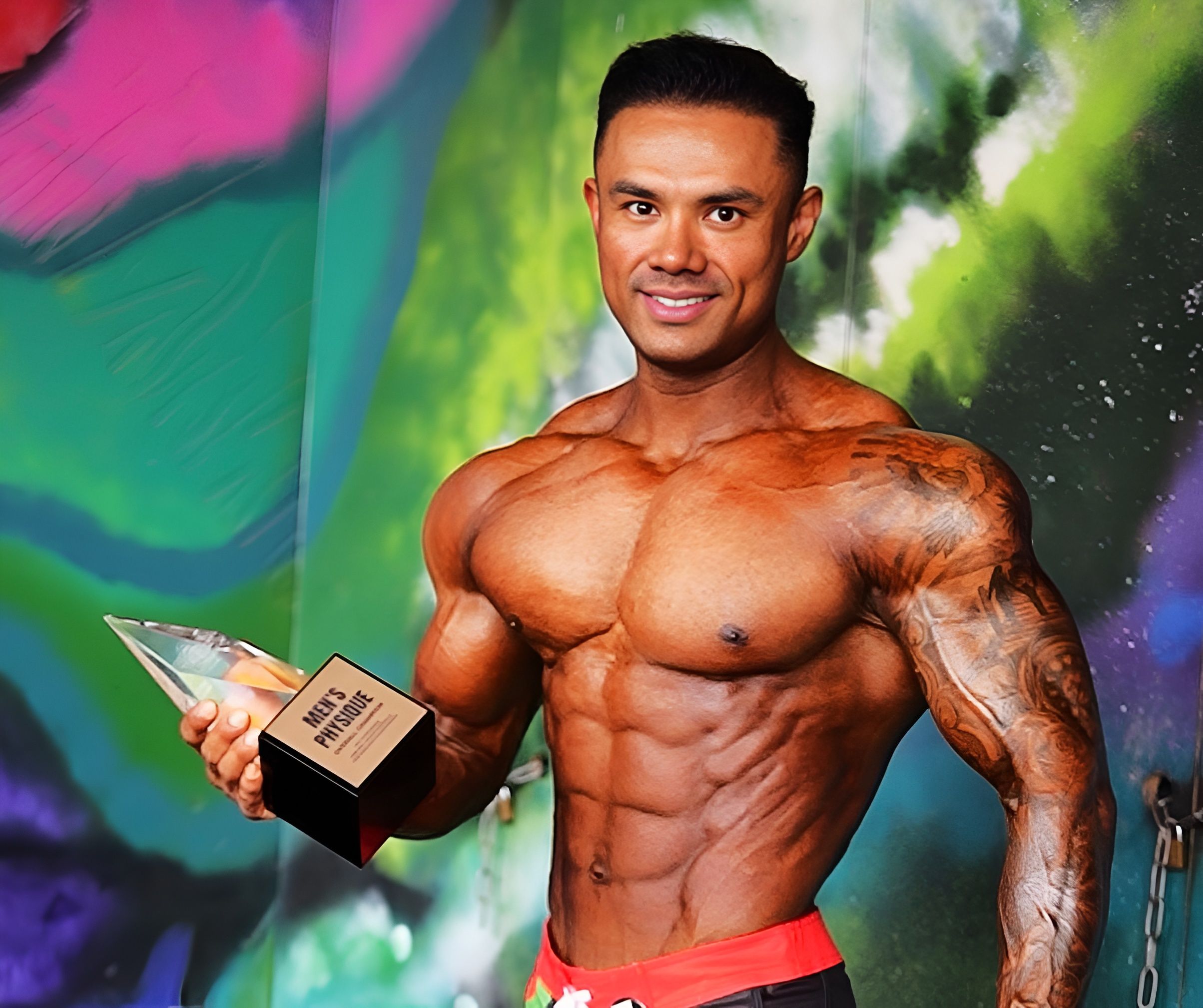 درخشش بدن‌ساز افغان در استرالیا، ابوذر فیضی قهرمان قهرمانان شد