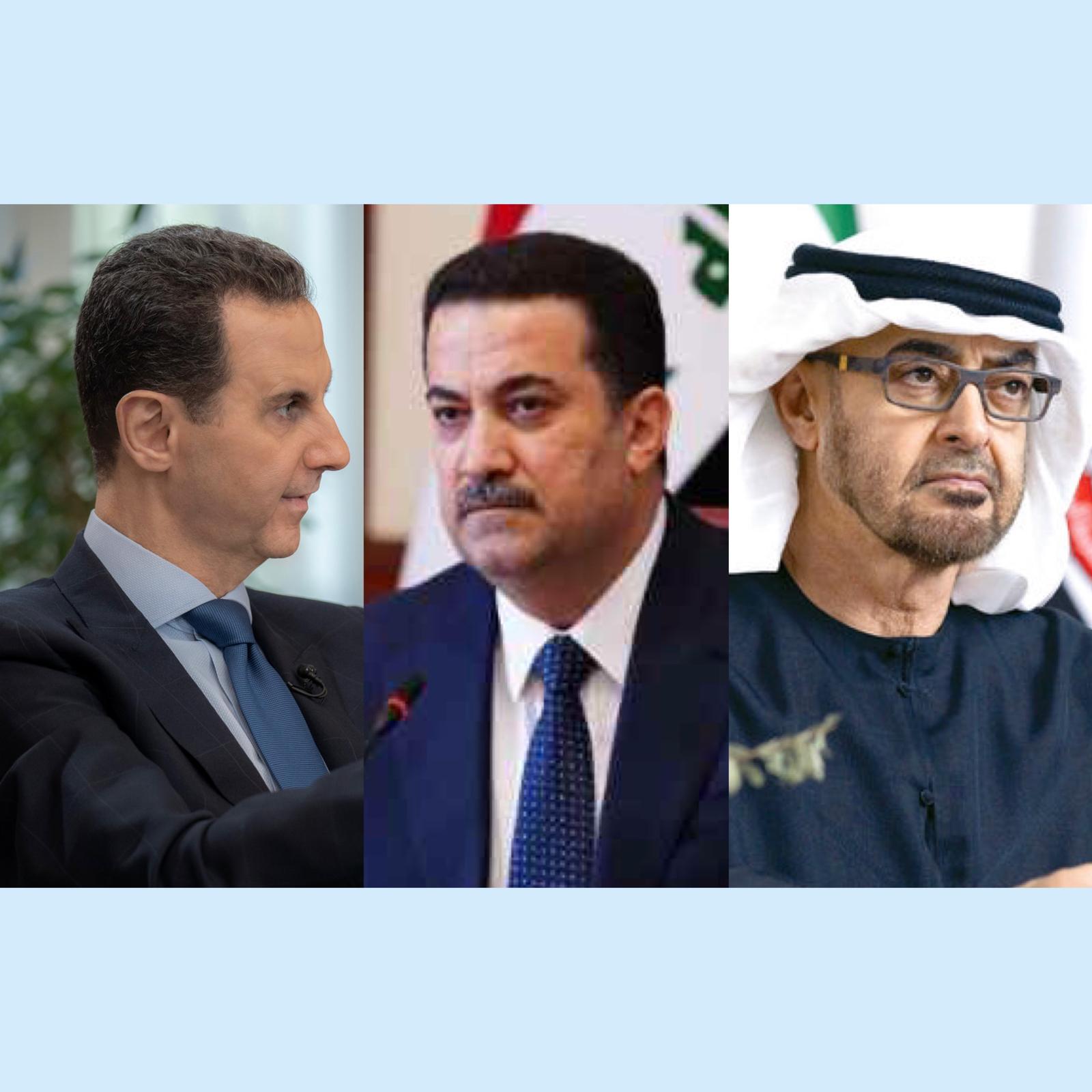 در پی تشدید جنگ در سوریه، بشار اسد با رهبران امارات و عراق گفت‌وگو کرد