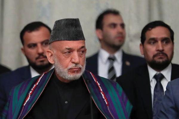 Former Afghan President Karzai Meets Iranian Foreign Minister In Rome
