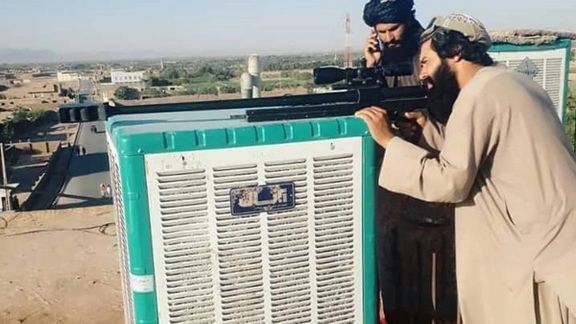 تفنگ تکتیرانداز ایرانی صیاد، در دست شورشیان طالبان در حومه هرات