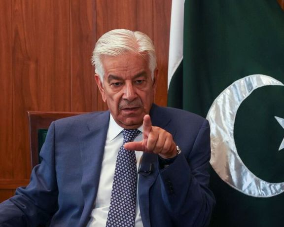 وزیر دفاع پاکستان: خطر حمله مشترک از افغانستان و هند وجود دارد