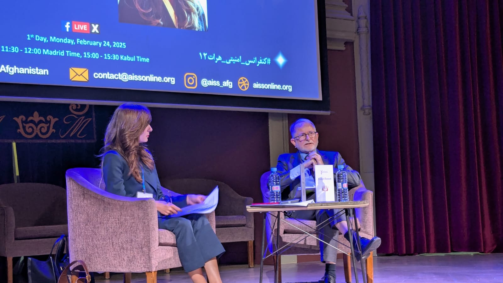 ریچارد بنت در کنفرانس امنیتی هرات: درخواست جلب رهبر طالبان به زنان و دختران روحیه داده است