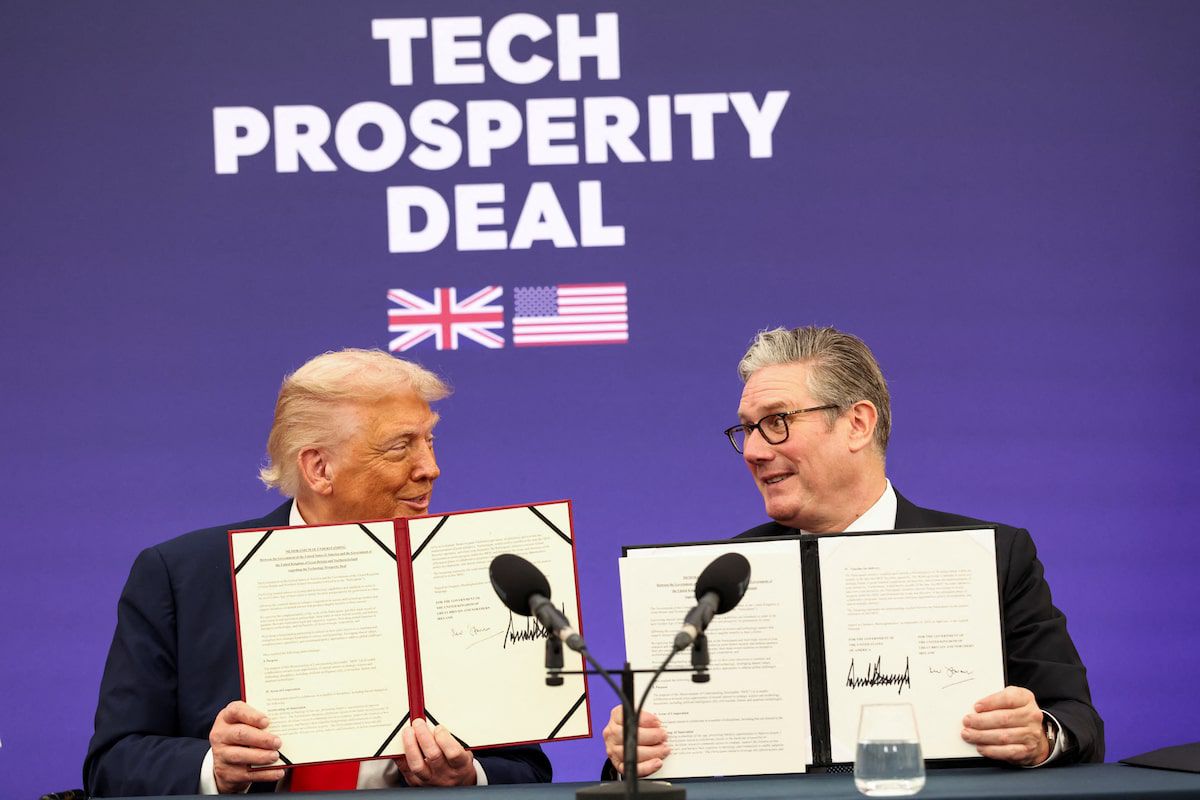 ترامپ و استارمر قرارداد فناوری به ارزش میلیاردها دالر امضا کردند