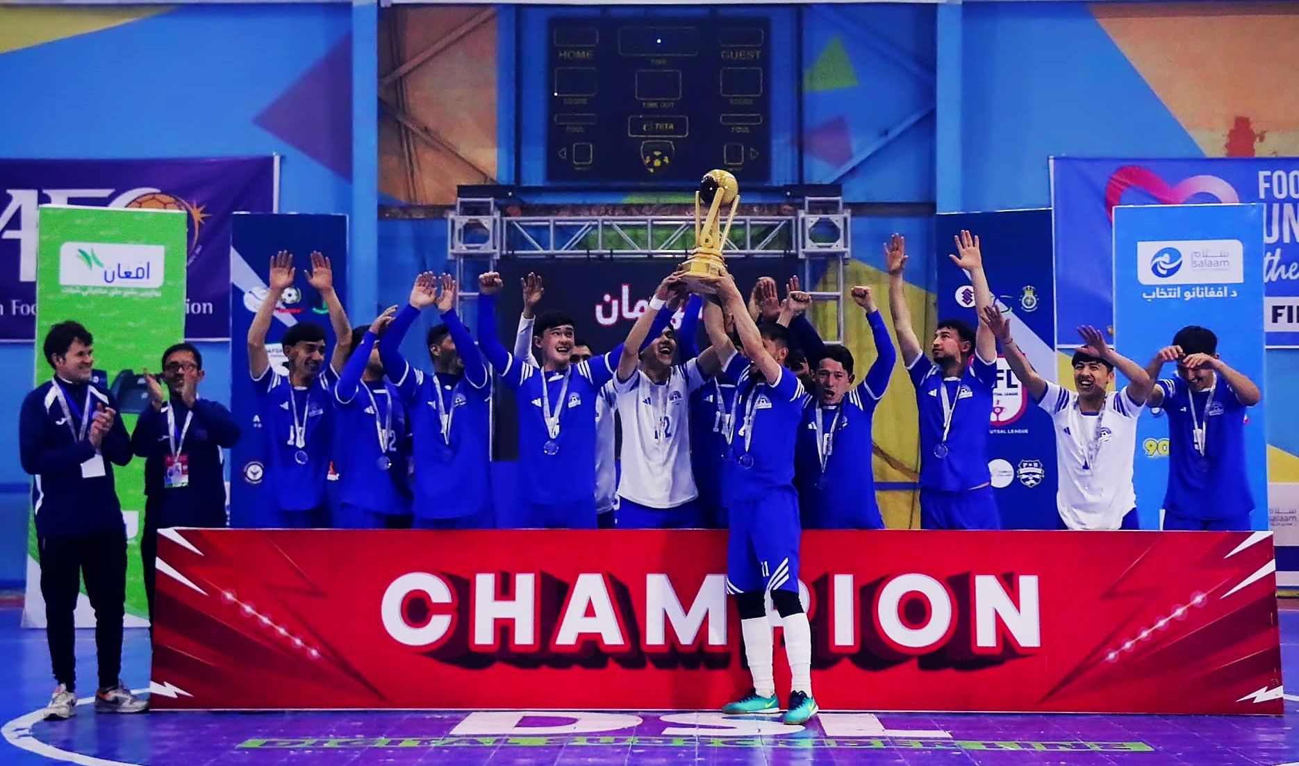 فصل ششم لیگ برتر فوتسال کابل با قهرمانی تیم «شهید نسیم» به فرجام رسید