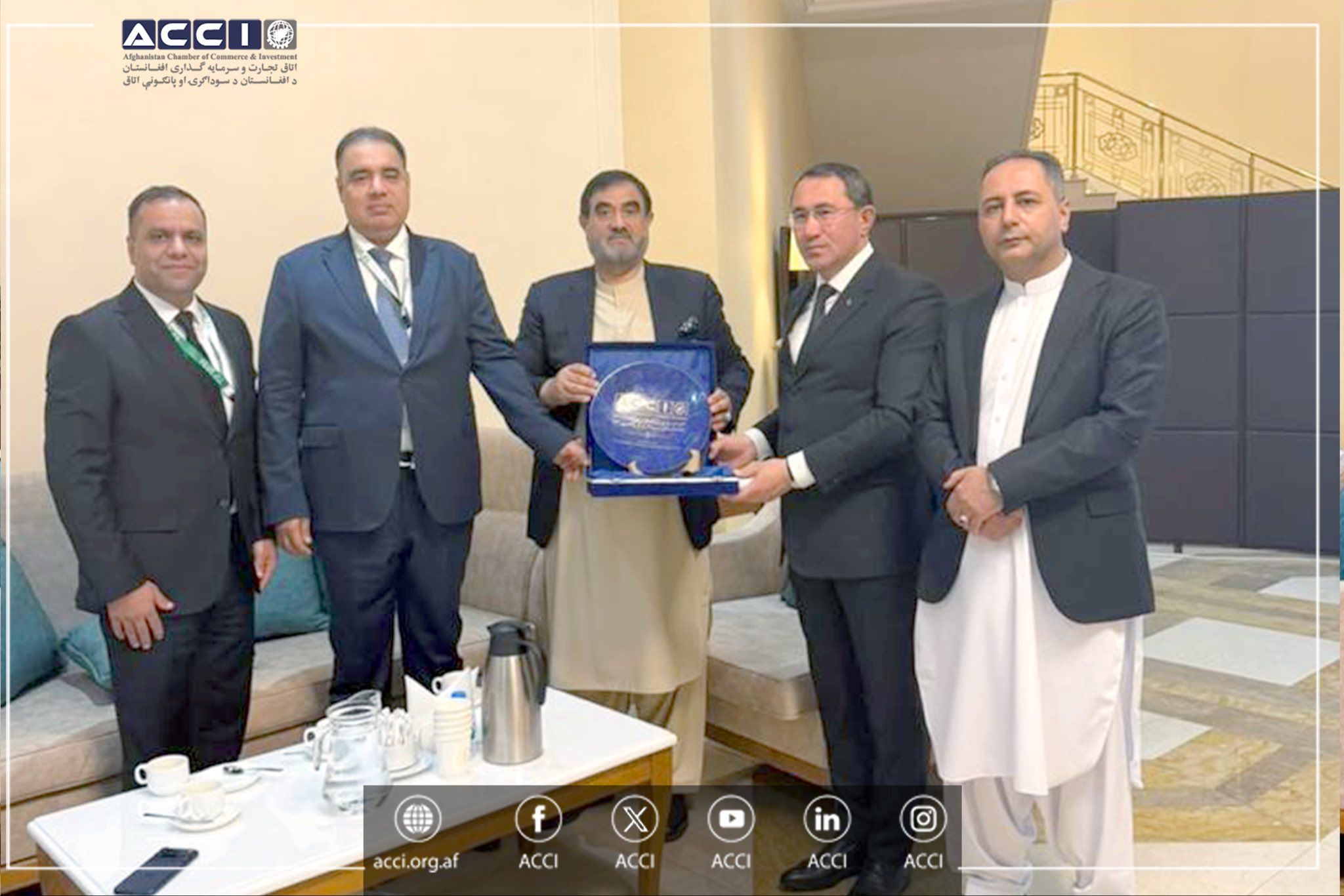 د افغانستان او ترکمنستان د سوداګرۍ خونو مسوولان د اقتصادي همکاریو پر پراختیا غږېدلي