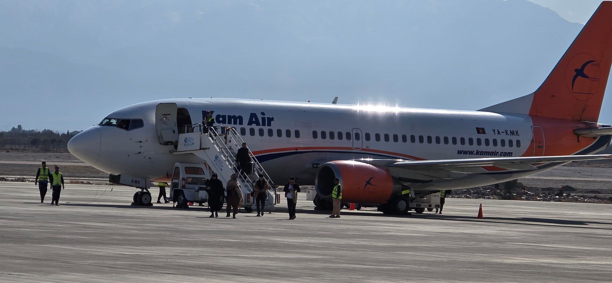 د طالبانو د ټرانسپورټ او هوايي چلند وزارت: کام ایر شرکت له کابل نه خوست ته الوتنې پیل کړې